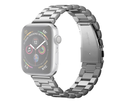 Pasek i akcesoria do zegarków SPIGEN Bransoleta Modern do Apple Watch 44/45/46/49 mm srebrny